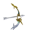 Réplique Arc d’Amos, miniature fidèle à l’arme légendaire de Genshin Impact, idéale pour les fans et collectionneurs