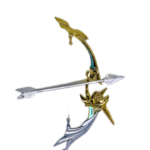 Réplique Arc d’Amos, miniature fidèle à l’arme légendaire de Genshin Impact, idéale pour les fans et collectionneurs