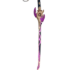 Porte-clés Reflet Tranche-Brume, réplique miniature de l’arme emblématique de Genshin Impact, parfait pour les fans et collectionneurs