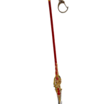 Porte-clés Fléau Dragon, réplique miniature de la lance emblématique de Genshin Impact, idéale pour les fans et collectionneurs.