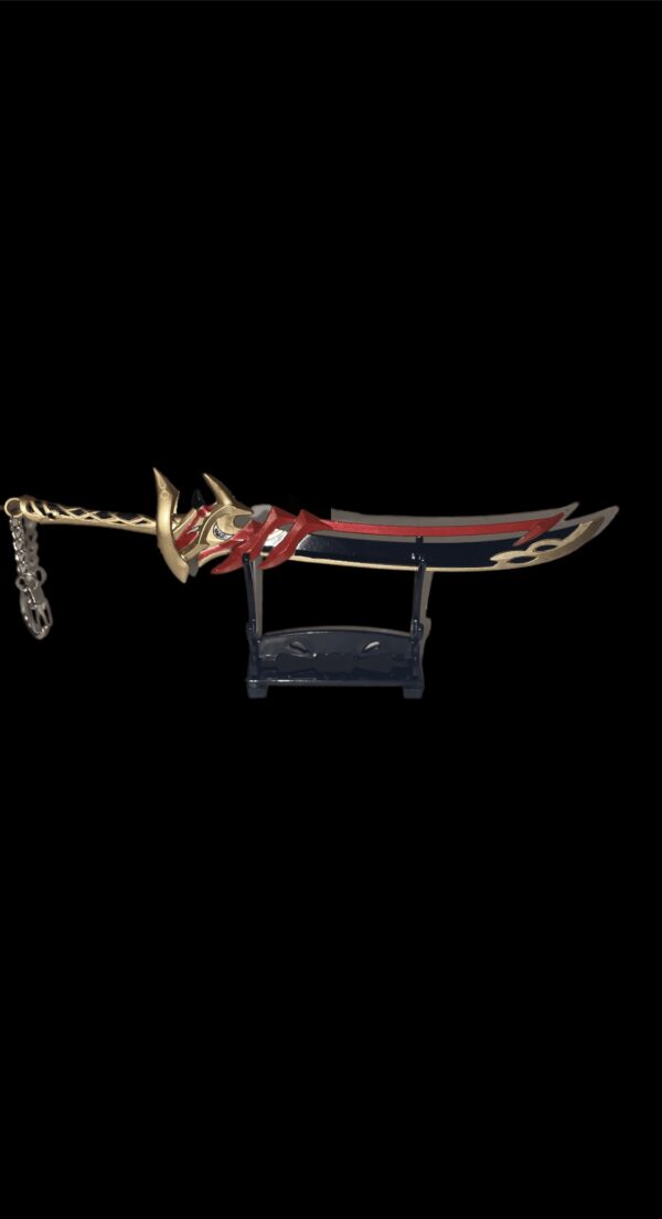 Genshin Impact Porte clef Brise-pierre de corne rouge