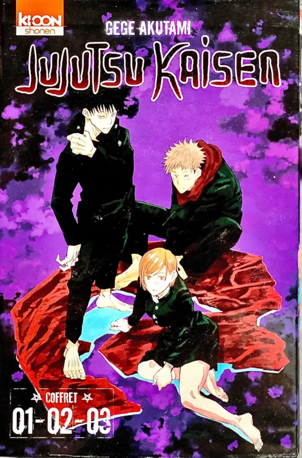 Coffret Jujustu Kaisen 1-2-3