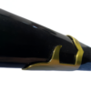 Ornement doré en forme d'arc sur le fourreau noir brillant du katana Yubashiri, emblématique de l'univers de One Piece.